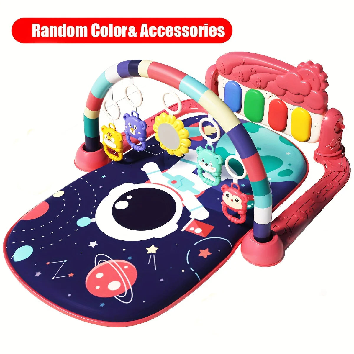 Baby Piano Music Mat Activity Gym Musical Keyboard Crawling Game Pad Early Educational Toys for Infant Newborn 0 36 Months
