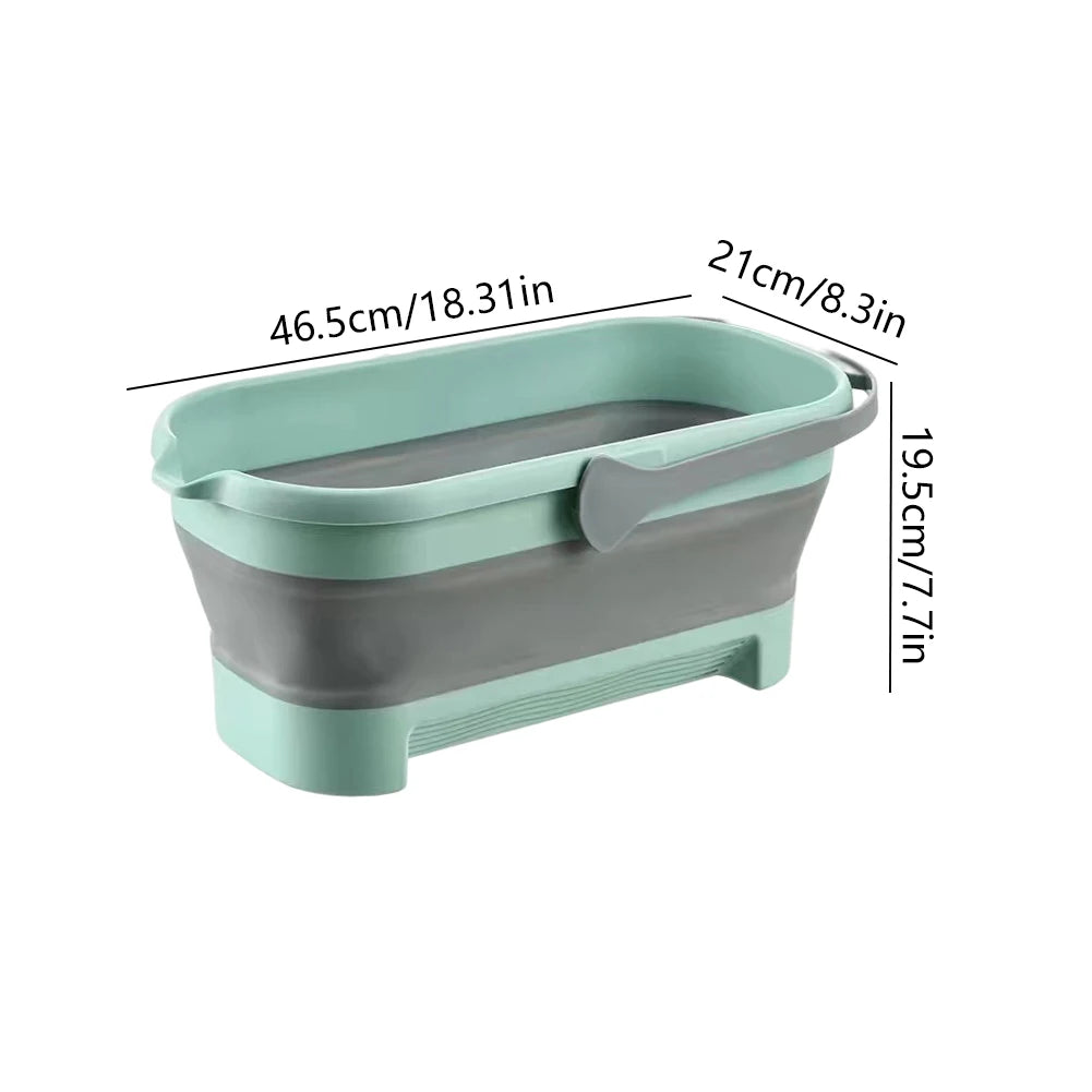 Portable Folding Collapsible Bucket With Handle