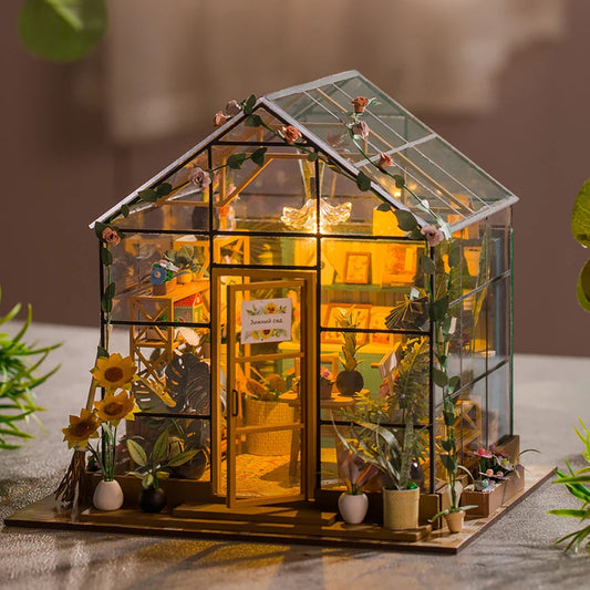 Mini DIY Flower Doll House Kit