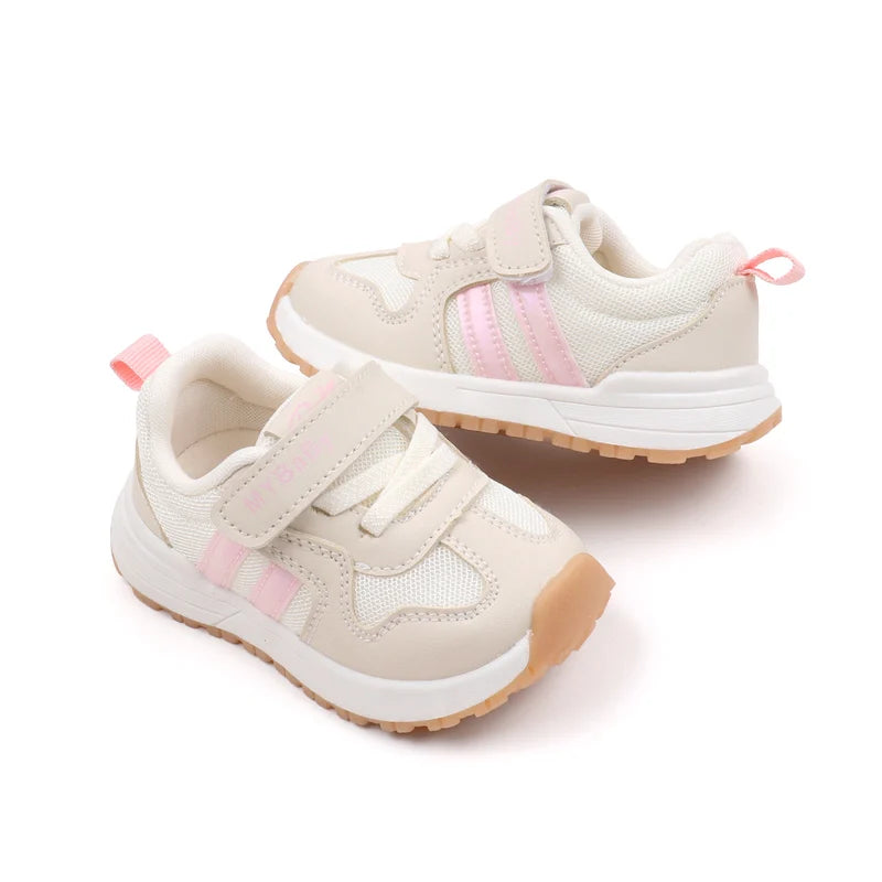 Baby Sneaker Spring and Autumn High Quality Rubber Sole Toddler Sport Shoes for Kids Outdoor Play Prewalking 2024 Fashion BM07