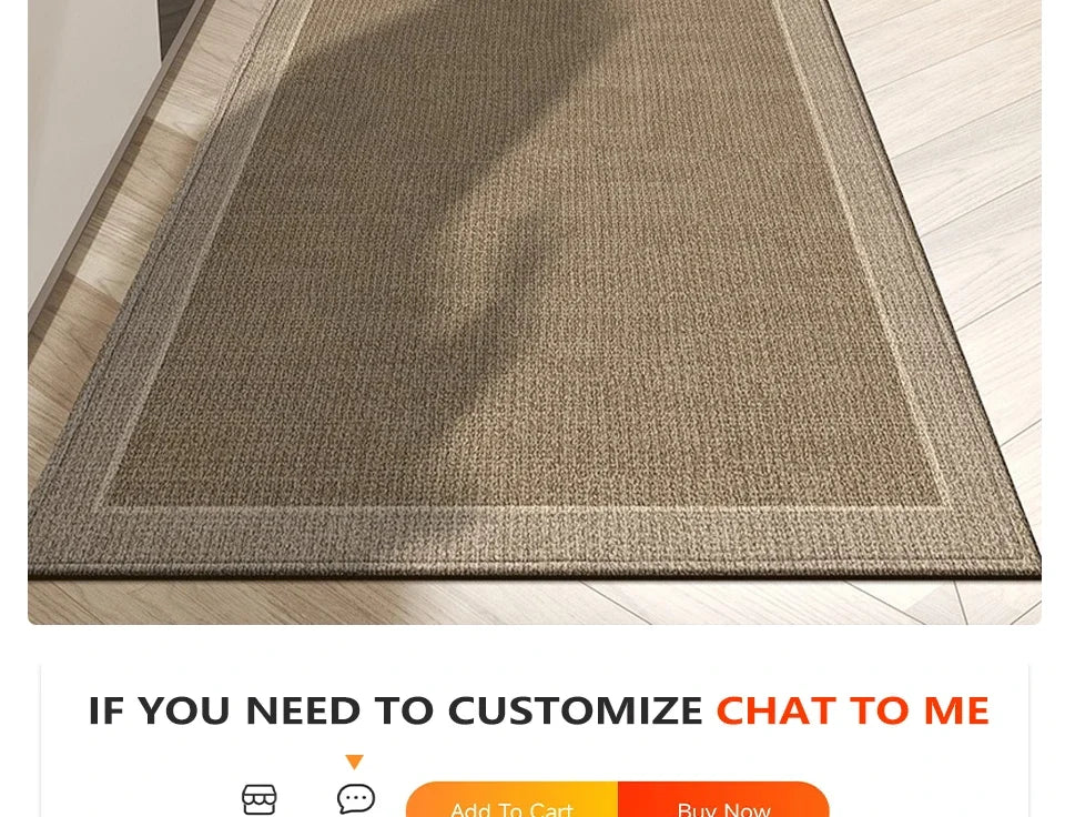 Kitchen Floor Mat Non-slip Carpet Anti-slip Wear-resistant Home Decor Long Rug