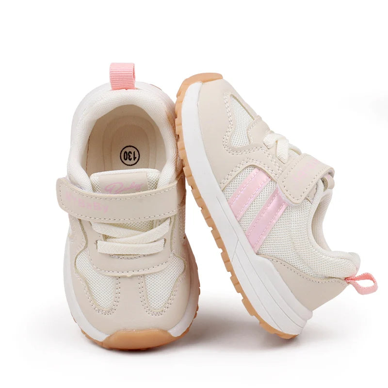 Baby Sneaker Spring and Autumn High Quality Rubber Sole Toddler Sport Shoes for Kids Outdoor Play Prewalking 2024 Fashion BM07