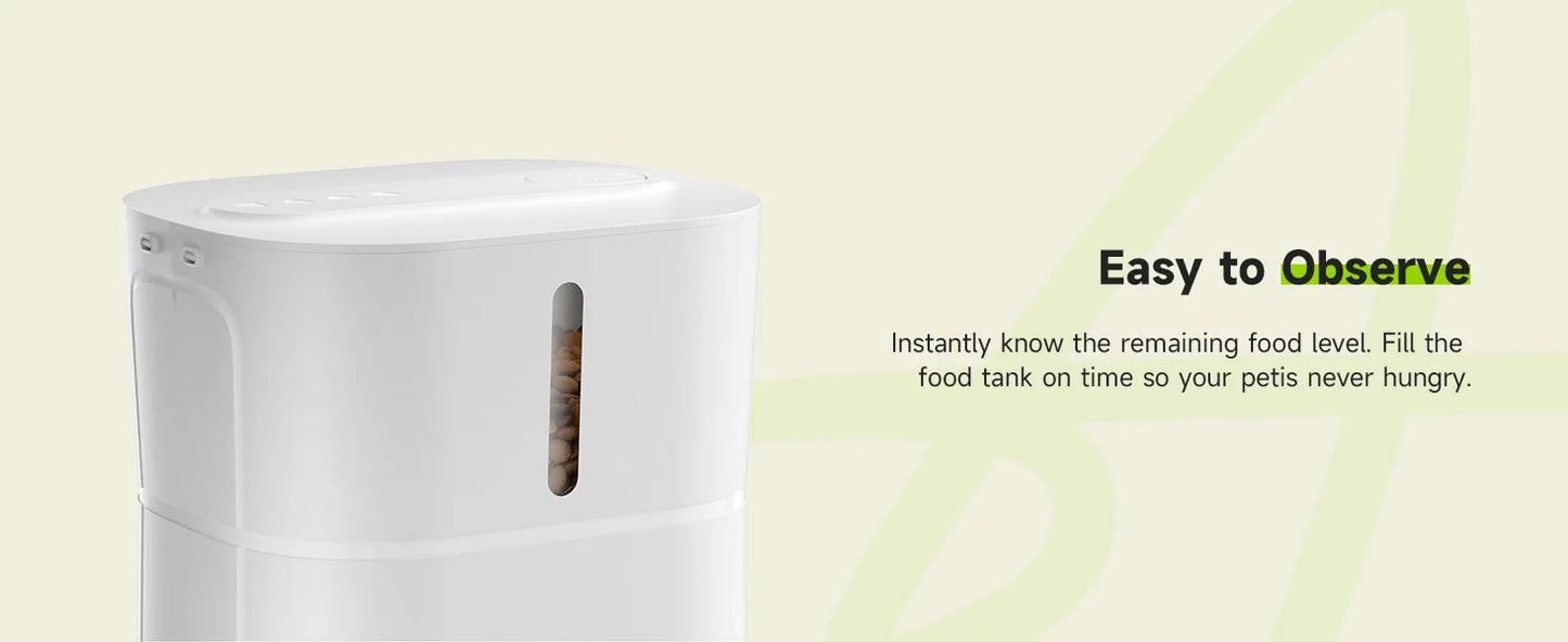 APETDOLA 4L Automatic Cat Food Dispenser Dry Food Timed Feeders Smart Pet Feeder For Cats Dog Accessories