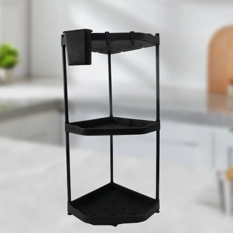 3/2/1 Layers Kitchen Storage Rack Seasoning Spice Bottle Shelf Countertop Corner Stands Space Saving Chopstick Holder Organiser