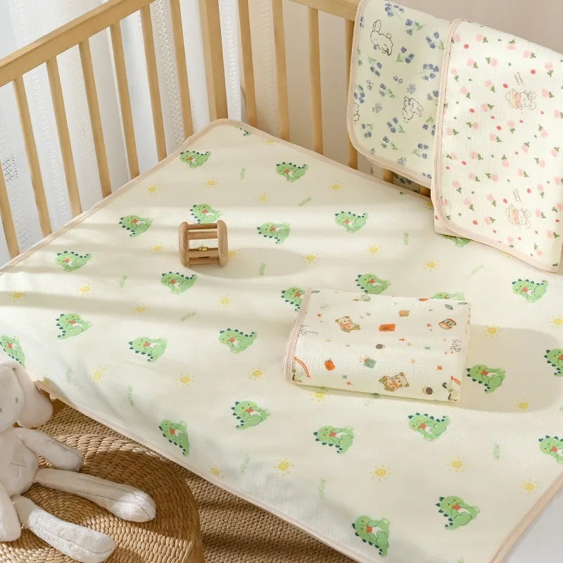 Reusable Baby Diaper Changing Mat Cover Waterproof Foldable Newborn Baby Sheet Mattress Portable Multi Use Travel Floor Play Pad