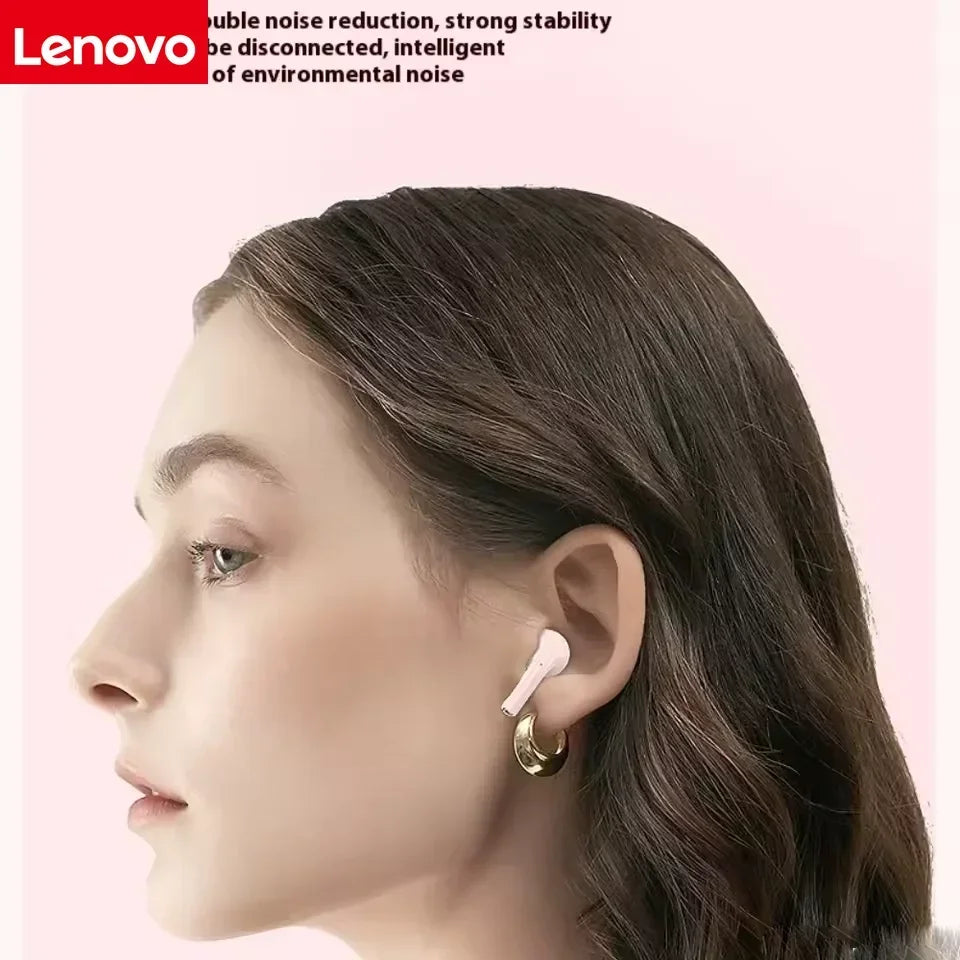 Lenovo Wireless Bluetooth Earbuds Mini In-Ear Earphones Compatible with Huawei, Android and Apple Devices Ultra-Low Latency