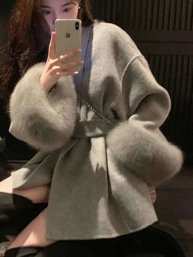 Elegant Lady Overcoat