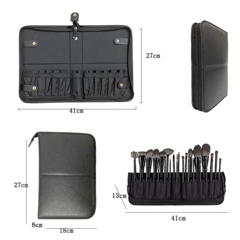 29 Foldable Makeup Brush Bag