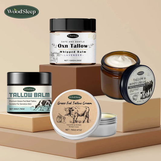 Beef Tallow Cream for Dry Damaged Skin