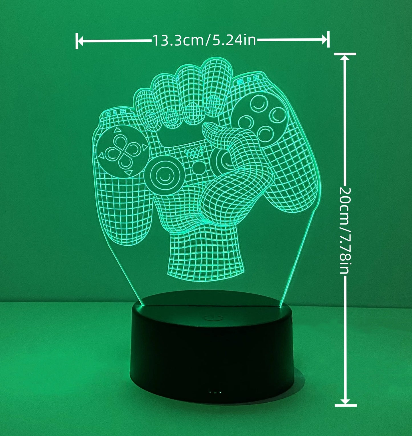 1pc Gamepad pattern atmosphere decorative lights, soft light with sleeping lights, holiday gifts for family and friends.