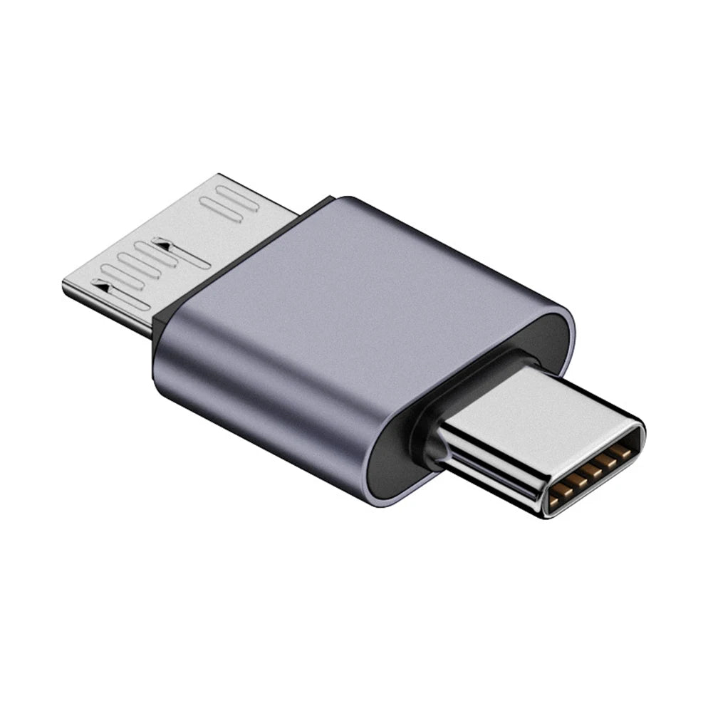 USB TYPE-C To Micro B HDD Adapter USB3.1 Gen2 10Gbps 7.5W Micro B to USB C 3.1 Adapter for Hard Drive Cable External SSD HDD