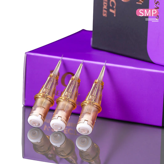 EZ SMP PMU Sterilized Tattoo Cartridge Needles – Permanent Makeup Round Liner, 0.16/0.18/0.2/0.3mm, 20pcs/lot