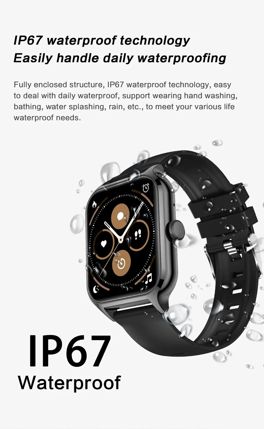 2025 Smart Watch Women 2.01" Full Touch Screen Heart Rate Tracker Bluetooth Call Waterproof Sport Smartwatch Men for Android IOS