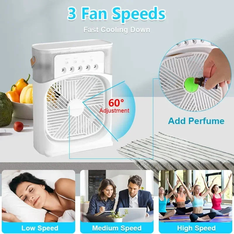 LED 3 In 1 Fan AIr Conditioner