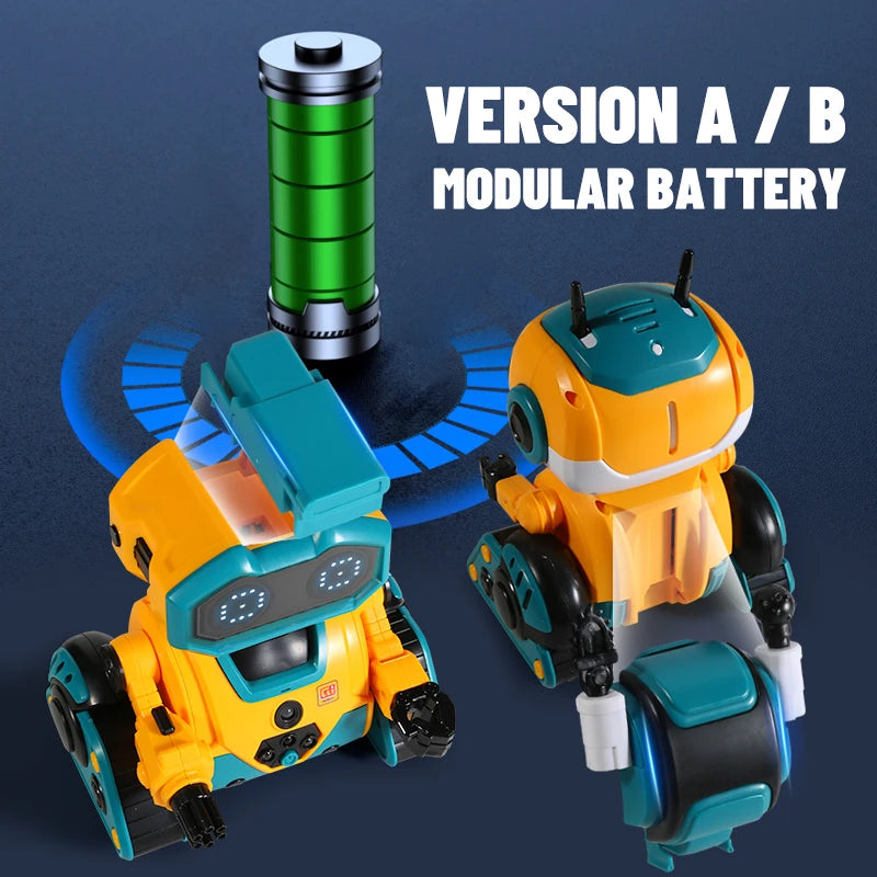 Smart Robot Interactive Toy – 2.4G Remote Control, Music-Sensing and Intelligent Induction for Kids