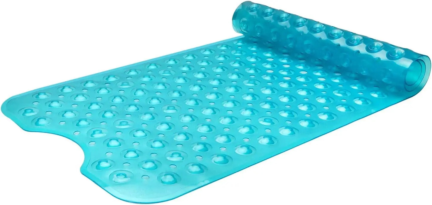 Upgrade Baby Bath Mat,Non Slip Extra Long Bathtub Mat for Kids 40 X 16 Inch，Eco Friendly Machine Washable Bath Tub Shower Mat