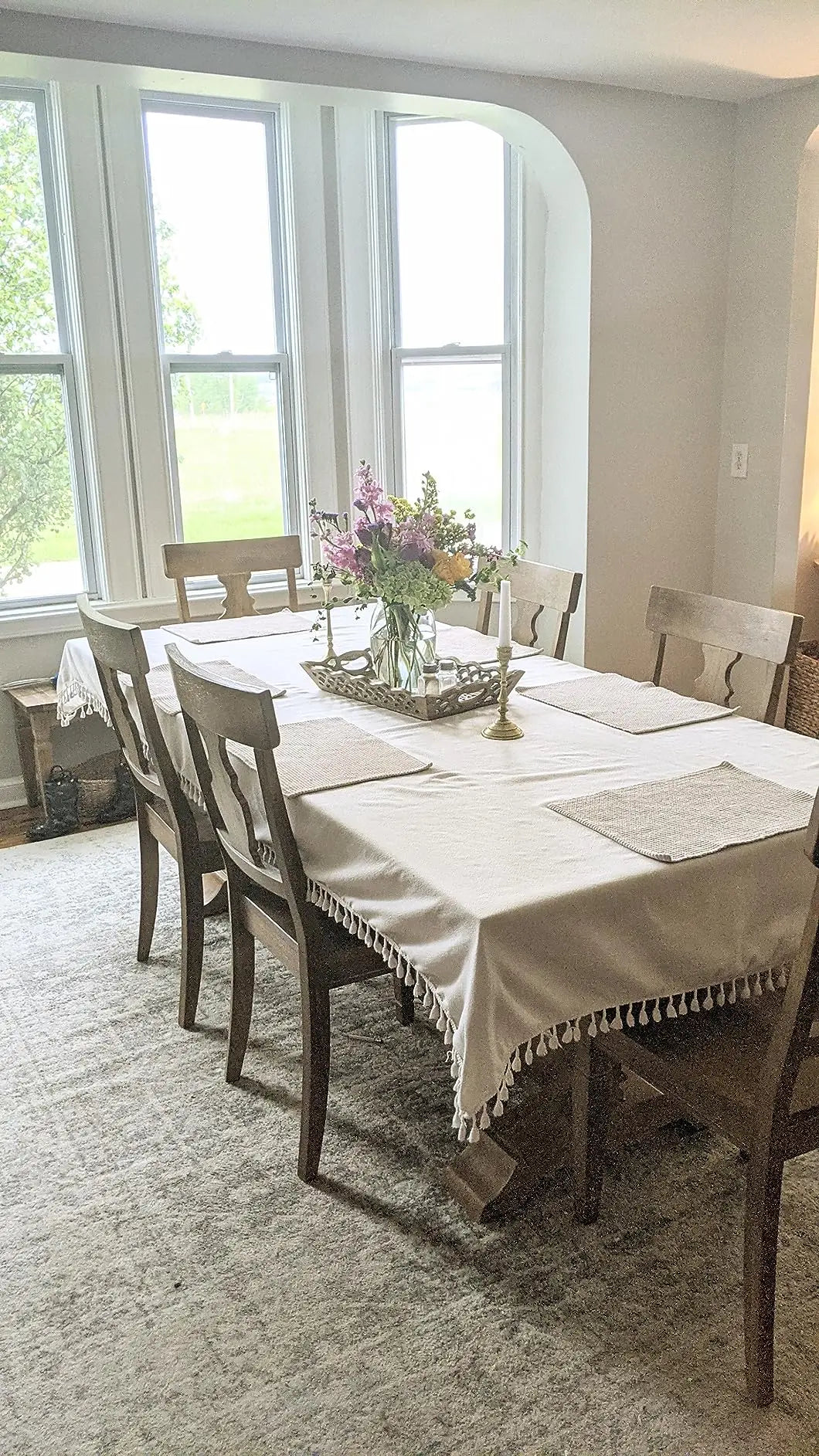 Washable Cotton Linen Table Cloths