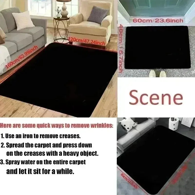VIKAMA Children'S Educational Play Mat Non-Slip Urban Road Traffic Design Suitable For Offices, Children's Rooms, And Home Decor