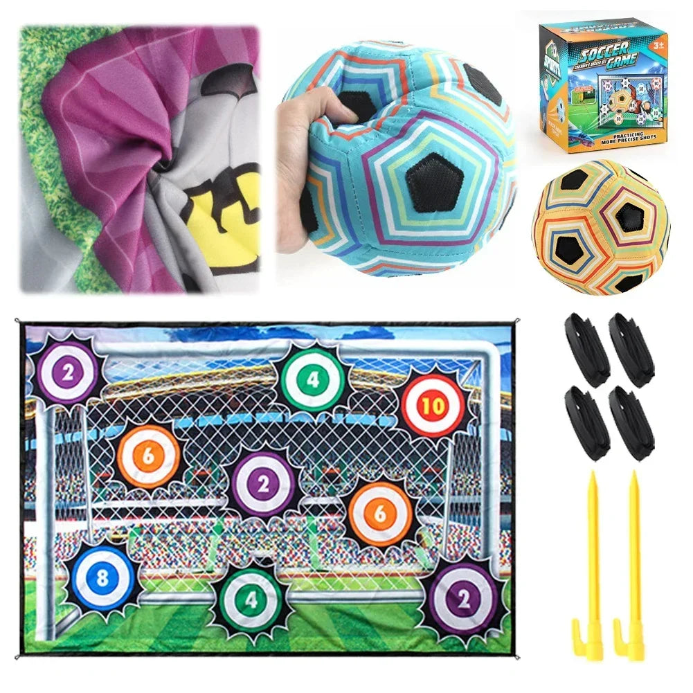 Soccer Game Mat With Adhesive Balls Soccer Toys Football Table Gift Children Football Training Carpet Kids Football Game Gifts