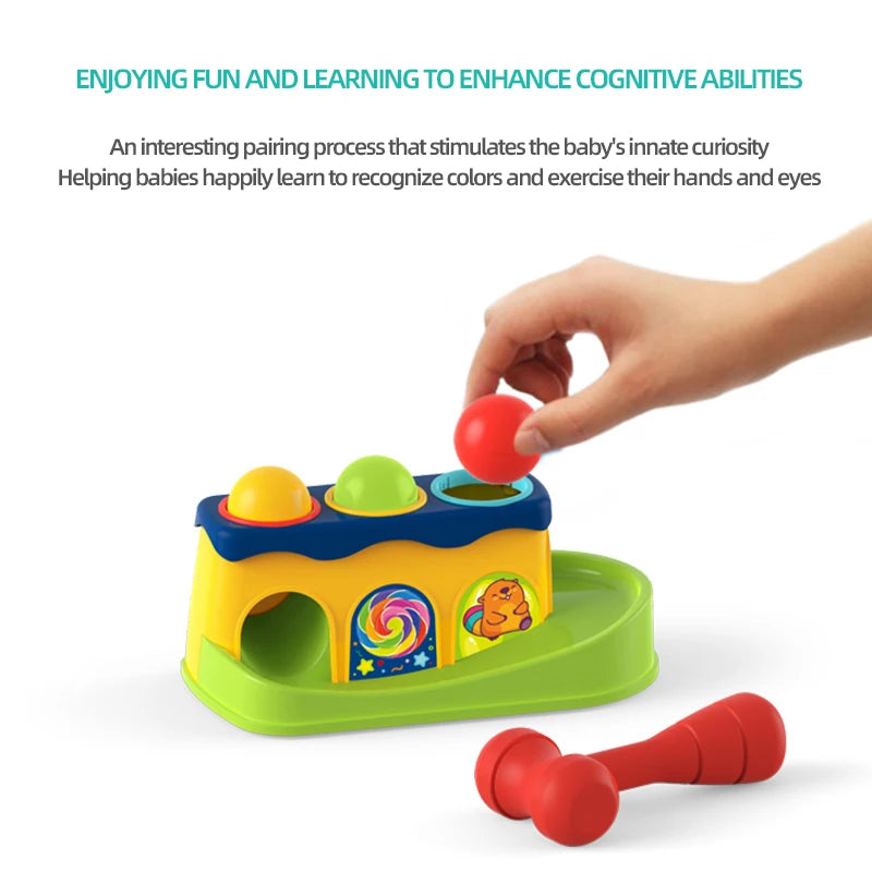 Children’s Interactive Ground Mouse Puzzle Toy – Tapping, Sound-Making, and Parent-Child Play