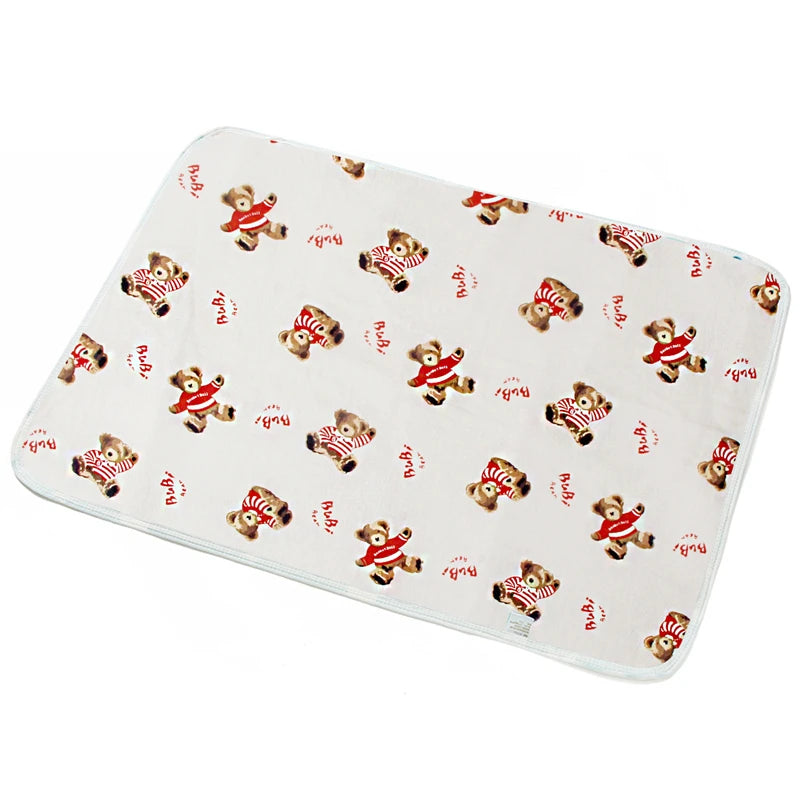 Waterproof Baby Changing Mat Reusable Newborn Baby Diaper Changing Pad Cover Infant Sheet Mattress Multifunction Floor Play Mats