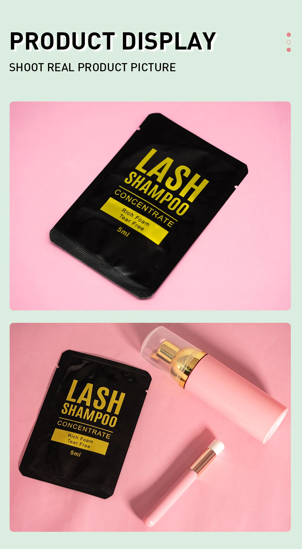 Eyelash Foam Shampoo