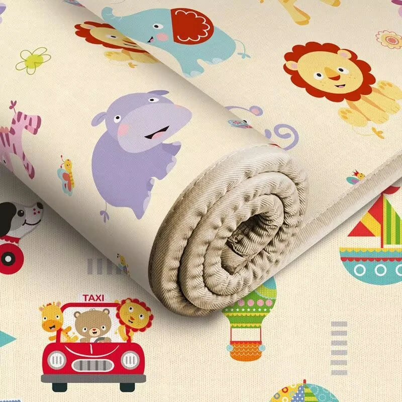 Play Mat for Children's Thick Safety Mat Friendly Crawling Play Mats Folding Mat Carpet Rug Playmat
