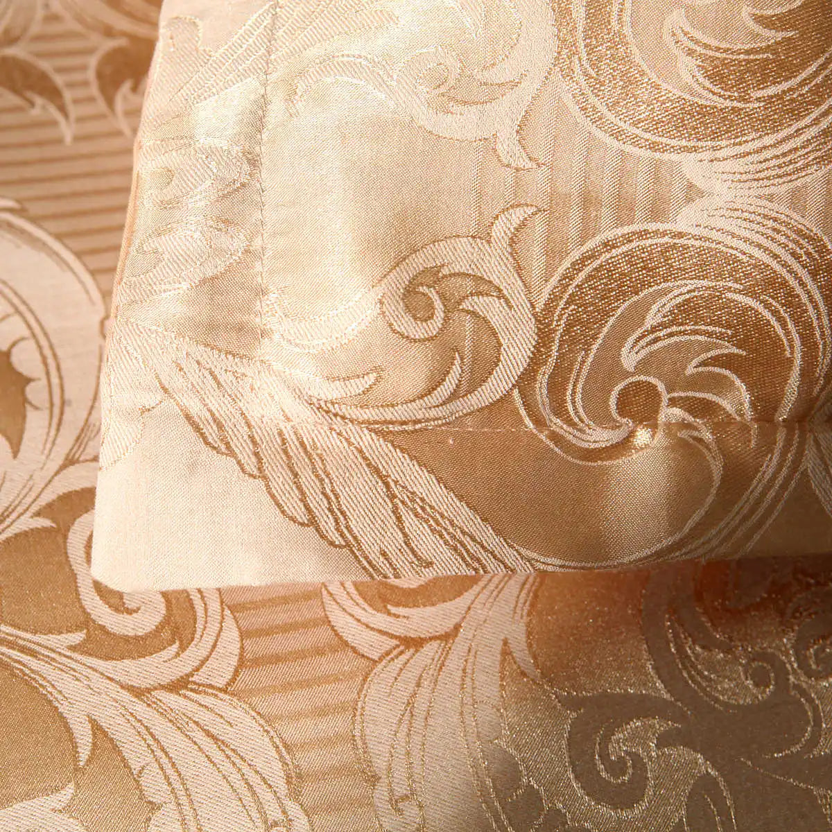 Floral Jacquard Satin Duvet Cover