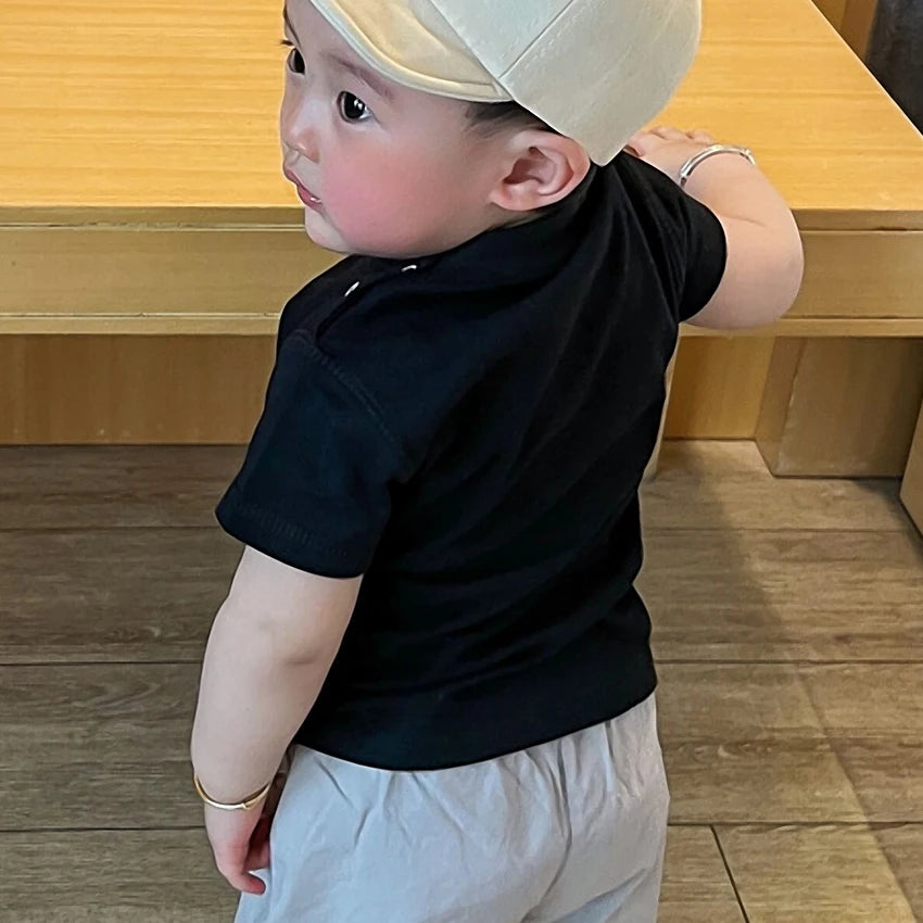 Kids Newborn Baby Summer Short Sleeved T-shirt Funny Best Mama Ever Print Cotton Tops infant boy and girl Tshirt Toddler Tees