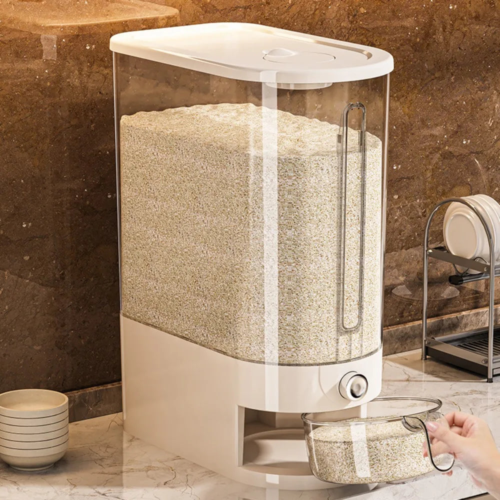 New Insect-proof Rice Storage Container 5/10KG Moisture Proof Dry Food Dispenser Sealed Storage Container Noodles