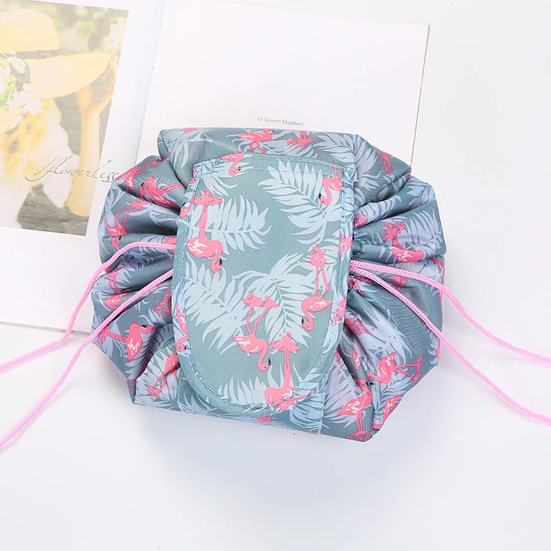 Women Drawstring Travel Storage Cosmetic Bag