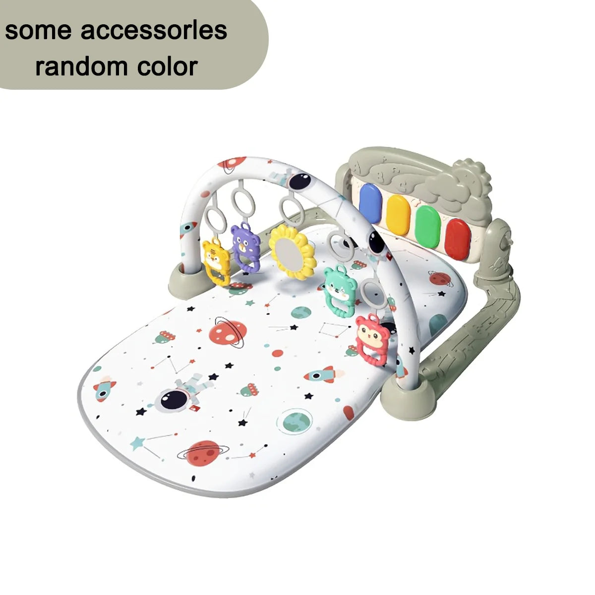 Baby Piano Music Mat Activity Gym Musical Keyboard Crawling Game Pad Early Educational Toys for Infant Newborn 0 36 Months