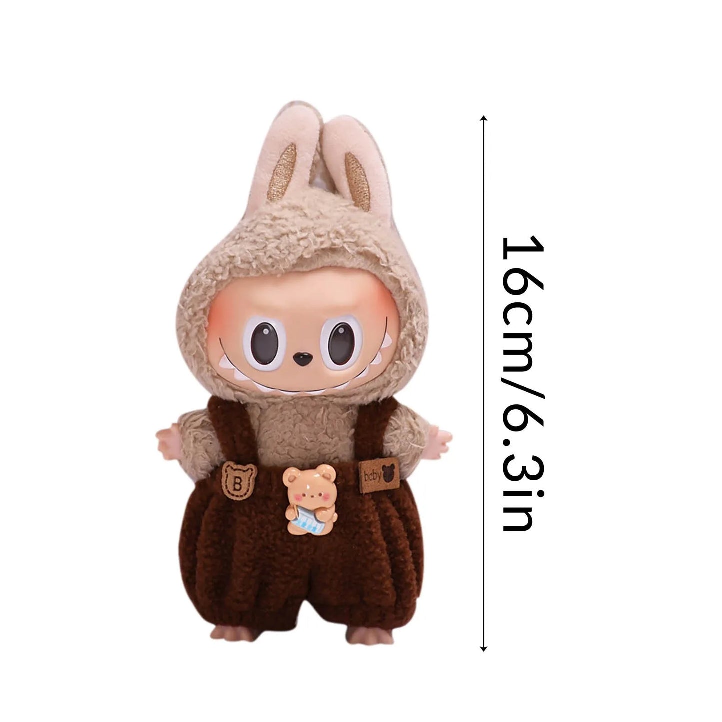 22 Styles 17cm Cute Set Labubu Doll Clothes Outfit Accessories Doll Clothing Kid Toy Girl Gift