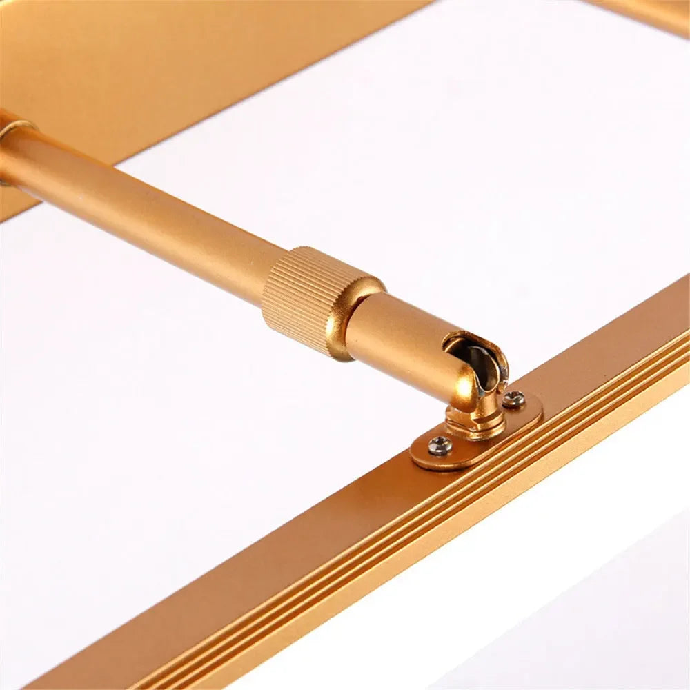 Retractable Bathroom Mirror Front Wall Light Dressing Table Clothing Shop Decor Waterproof Anti-fog LED Sconce Lamp