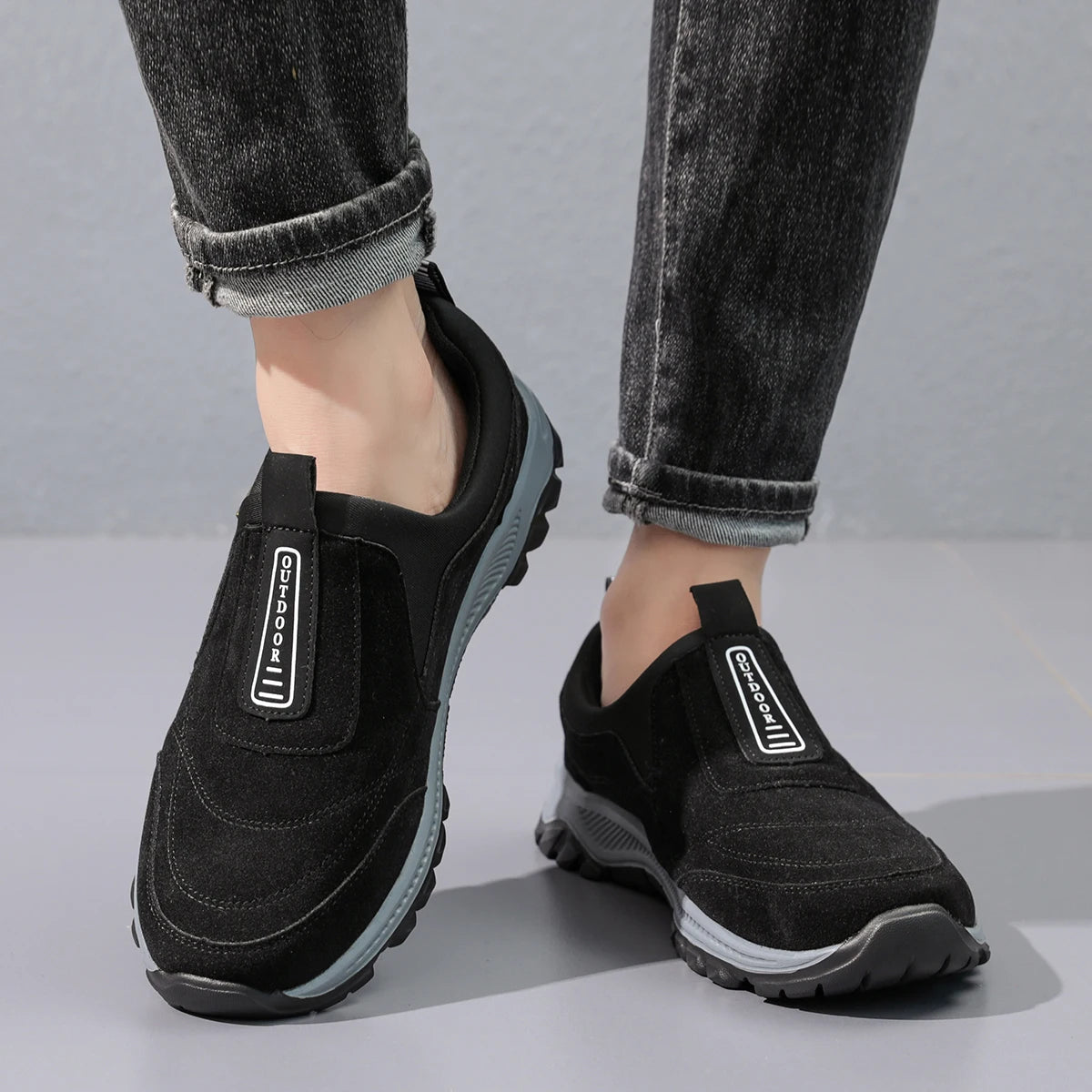 MAEDEF Classic Fashion Men's High Quality Running Shoes Breathable Soft Comfortable Casual Anti-slip Outdoor Walking Sport Shoes
