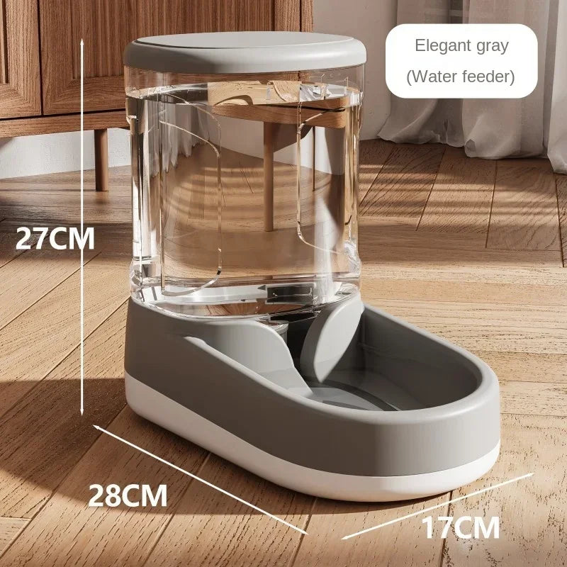 Automatic Pet Water Dispenser for Cats & Dogs – Flowing Water Feeder Without Electricity, Gravity-Fed Drinking Bowl, Large Capacity, Easy to Clean Pet Supplies