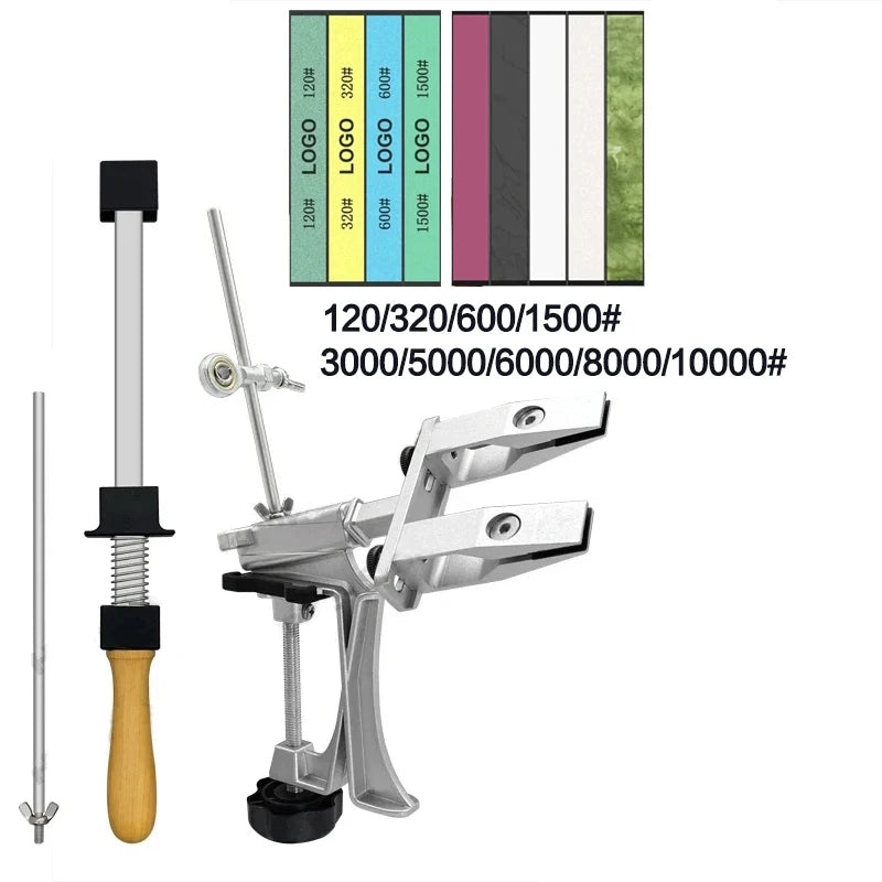 Professional Knife Sharpener Aluminum alloy Fixed Angle Sharpener Diamond Stone Whetstone Kitchen Tools Sharpen Machine Knives
