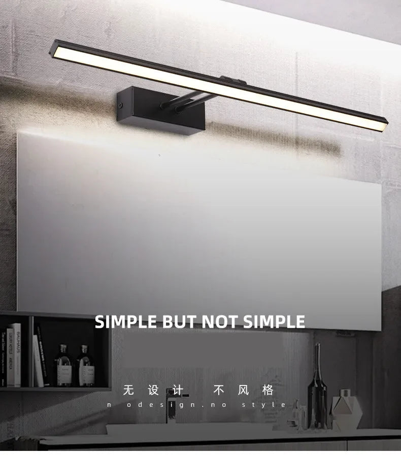 Bath mirrors bathroom vanity waterproof led light mirror lamp for makeup mirrors with lights Led Mirror Light Wall Sconces