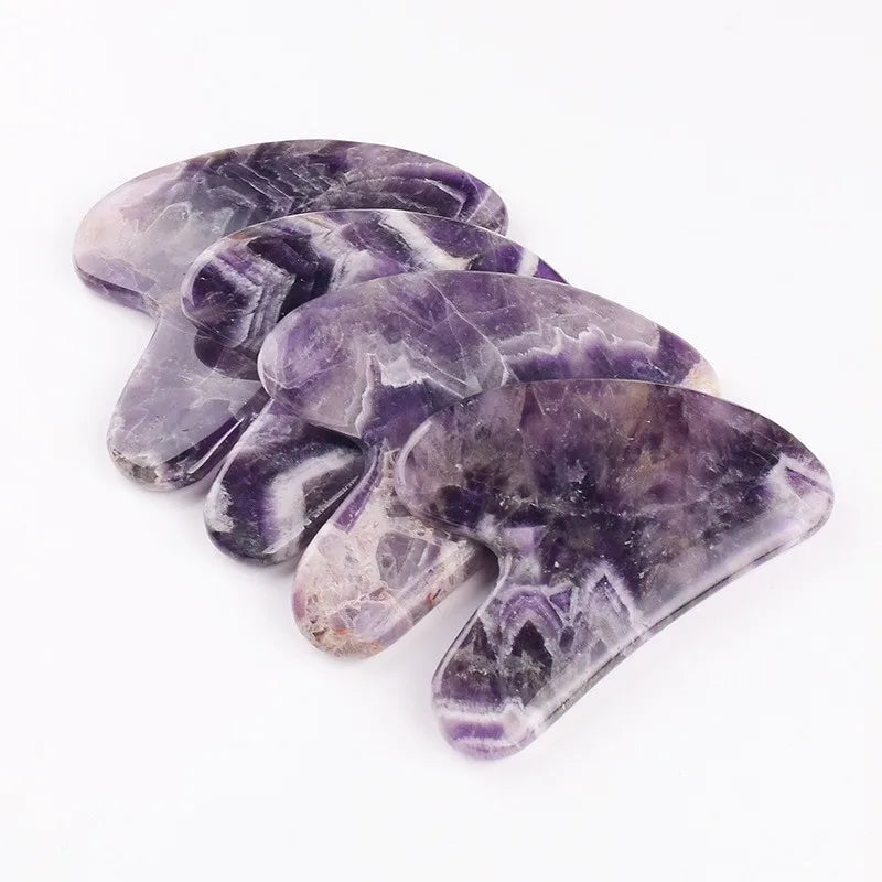 Crystal Jade Face Massager Stone Facial Massage Skincare Tool