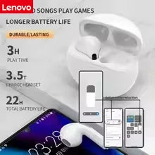 Lenovo Wireless Earphones J18 In Ear TWS Bluetooth Ture Sport Headphones HiFI Stereo Game Waterproof Headset With Microphone