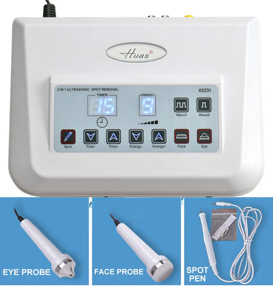 Anti Aging Ultrasonic Machine Ultrasound Facial Massager Body Eye Face Massage Tightens Skin Deep Cleaning Skincare Beauty Tools