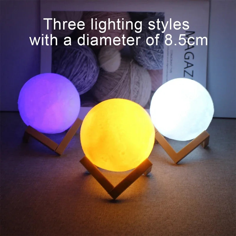 LED Galaxy Moon Light