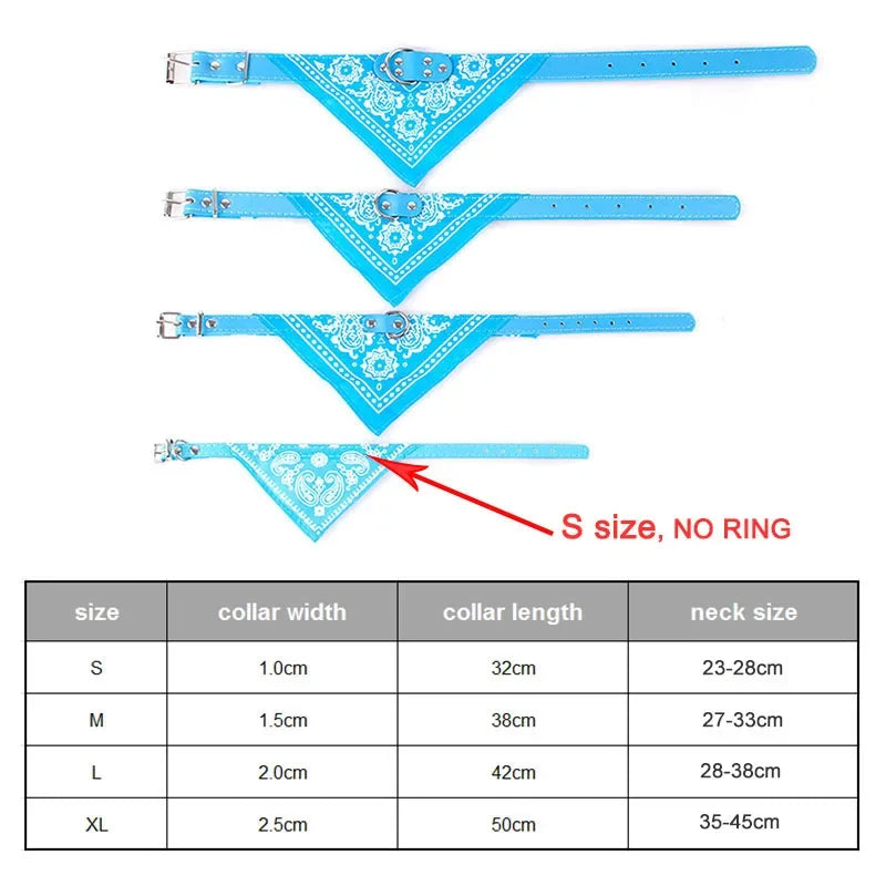 Cute Pet Bandana Scarf – Adjustable Neckerchief Collar for Small Dogs and Puppies