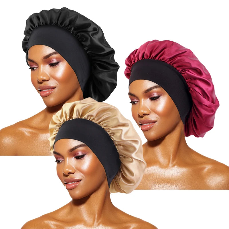 Satiin Elastic BandB Head Cap