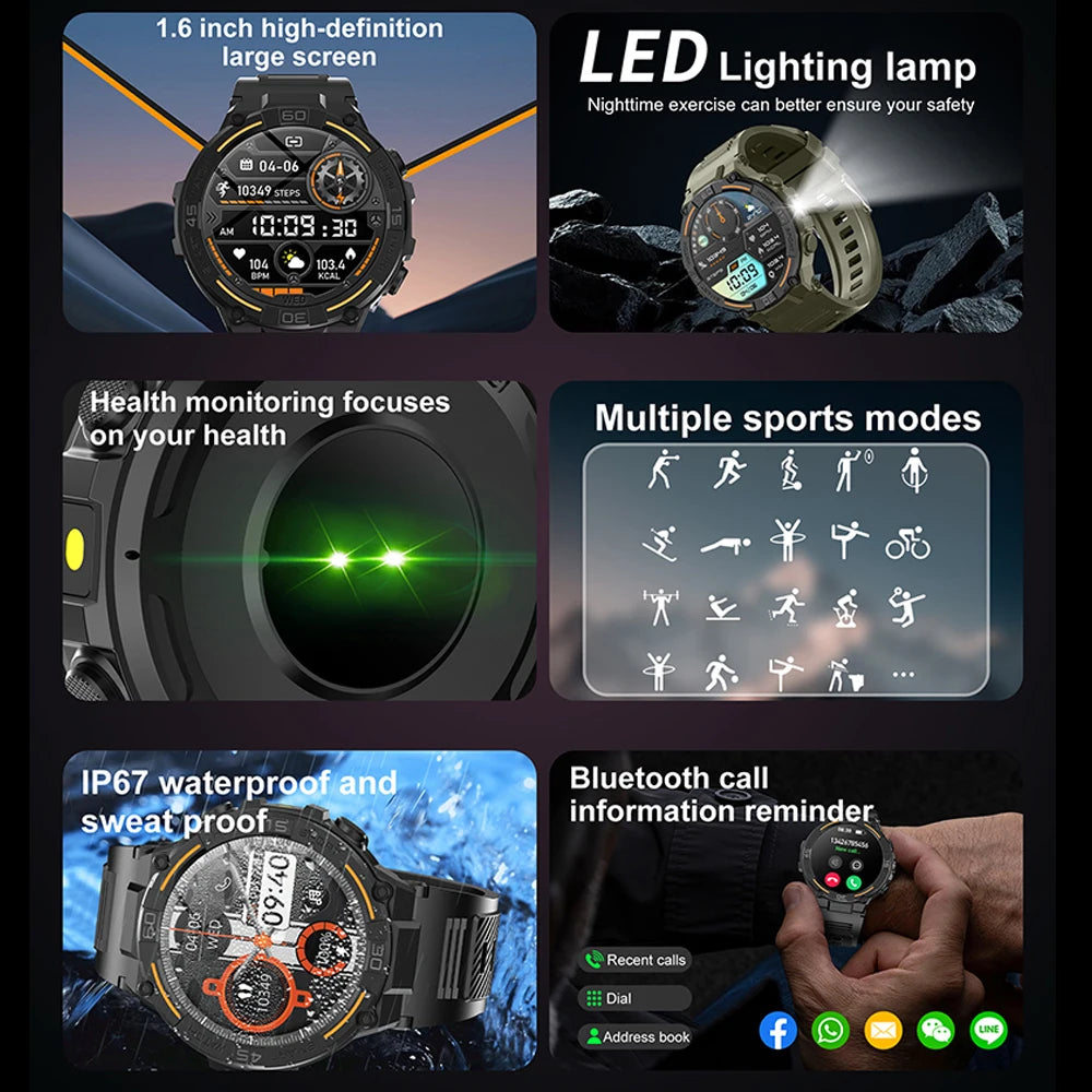 360 HD Smart Watch For Android IOS