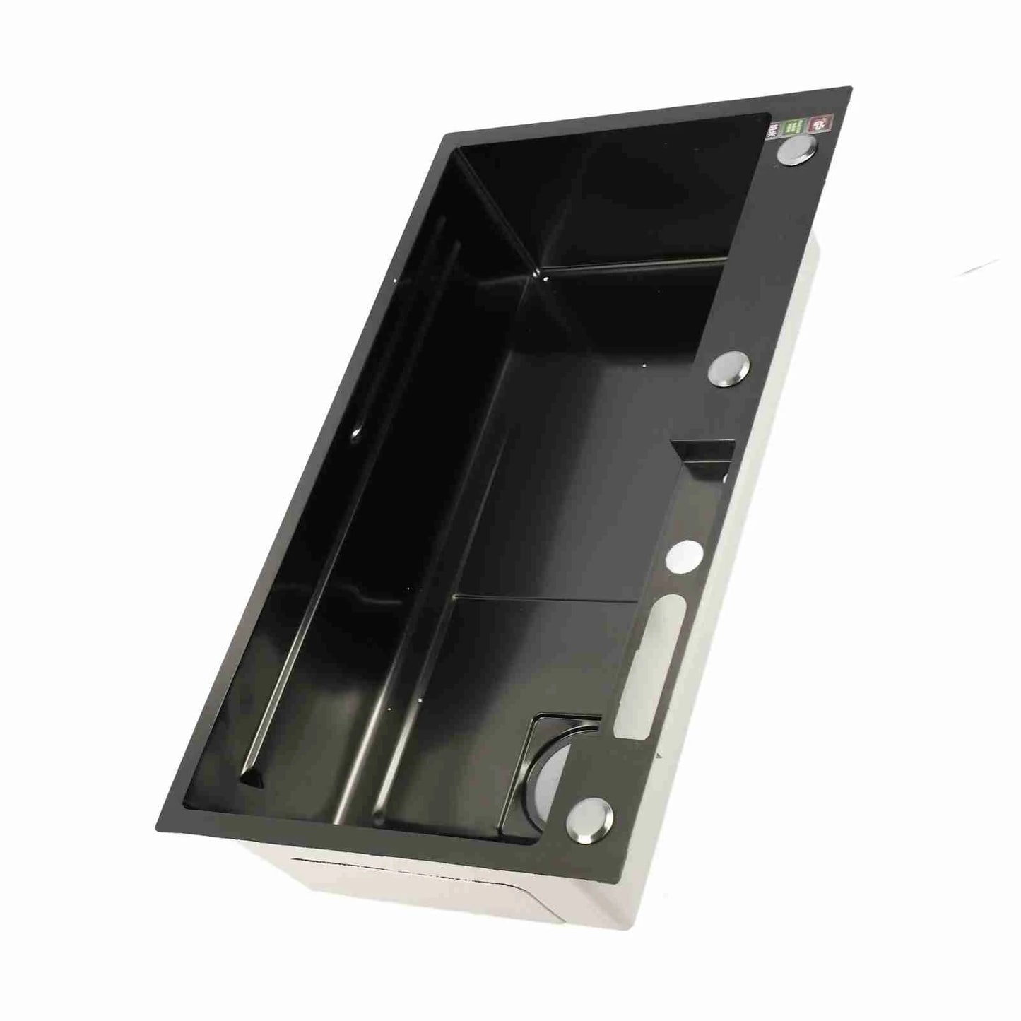 Smart Kitchen Sink Precision-Crafted Thick Gauge Brushed Stainless Steel-Digital Display Large Capacity Professional Washing