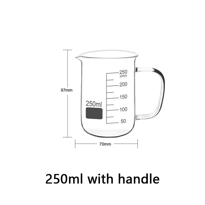 High Borosilicate Heat-resistant Glass Measuring Cup