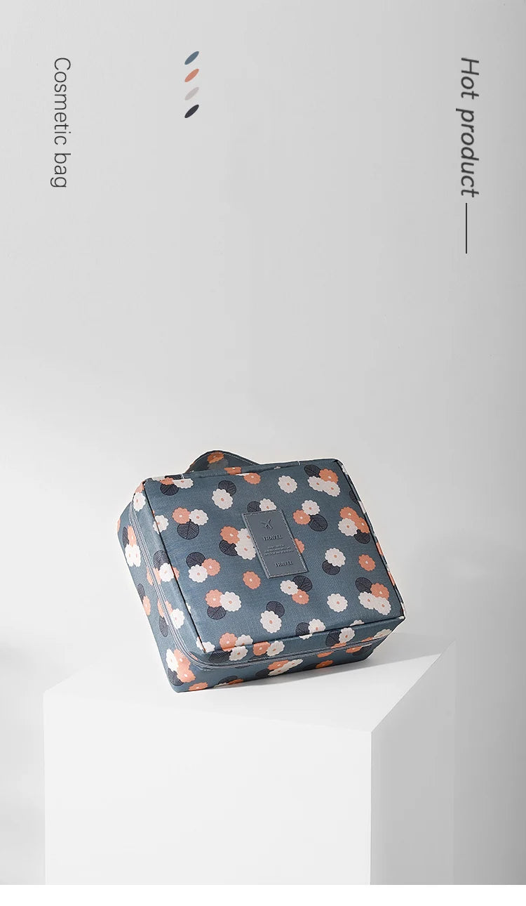 Women's Portable Waterproof Toiletries Organiser Cosmetic Bag