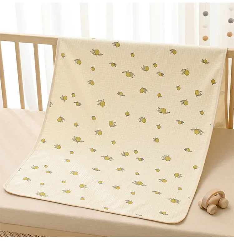 Reusable Baby Changing Mat Cover Baby Diaper Mattress Diaper for Newborn Cotton Waterproof Changing Pats Floor Play Mat