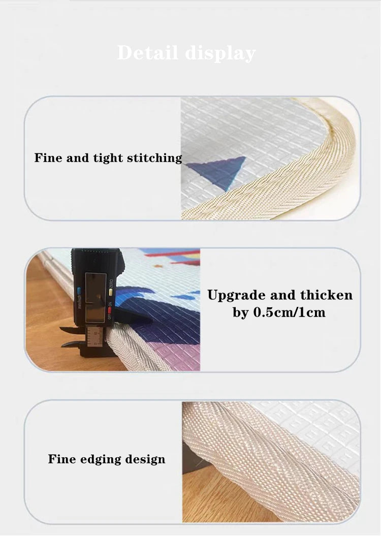 200*180 cm Thickness 0.5cm Baby Play Mat Children Puzzle Toy Crawling Carpet Kids Rug Game Activity Gym Developing Rug Foam Soft
